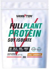 Vansiton, Соєвий ізолят, Plant Protein, солона карамель, 900 г (VAN-59243), фото