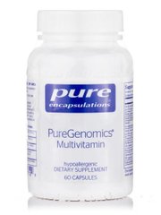 Pure Encapsulations, Мультивітаміни, PureGenomics Multivitamin, 60 капсул (PE-01712), фото