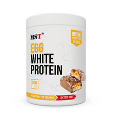 MST Nutrition, Протеїн яєчний, EGG Protein, арахісове масло + карамель, 20 порцій, 500 г (MST-16322), фото