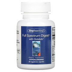 Allergy Research Group, Full Spectrum Digest with Glutalytic, 30 Vegetarian Capsules (ALG-77210), фото