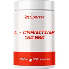 Sporter, L-карнітин, 150 000, 200 капсул (820920), фото