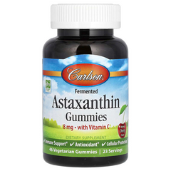 Carlson Labs, Жевательные конфеты с астаксантином и витамином С, натуральная вишня, 4 мг, 46 жевательных таблеток (CAR-48700), фото