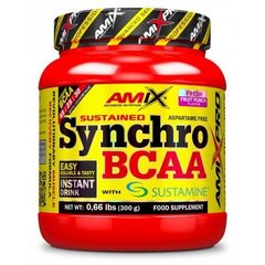 Amix, AmixPro Synchro BCAA + Sustamine, фруктовий пунш, 300 г (817839), фото