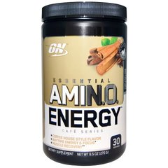 Optimum Nutrition, Essential Amin.O. Energy, холодний чай зі смаком латте, 270 г (OPN-05417), фото