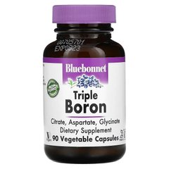 Bluebonnet Nutrition, Тройной бор, 3 мг, 90 вегетарианских капсул (BLB-00685), фото