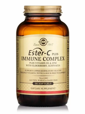 Ester-C Plus комплекс для иммунитета Solgar Ester-C Plus Immune Complex - 90 капсул, фото