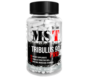 MST Nutrition, Трибулус 90% з цинком, Tribulus 90% with Zink, 90 капсул (MST-00047), фото