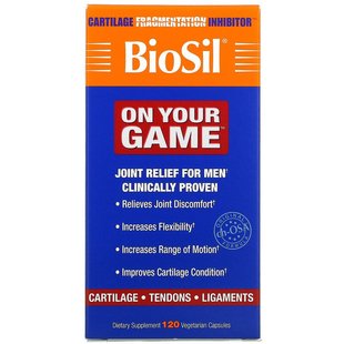 BioSil by Natural Factors, BioSil, On Your Game, 120 вегетаріанських капсул (NFS-39173), фото