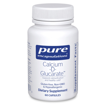 Кальцій-D-глюкарат 500 мг Pure Encapsulations Calcium-D-Glucarate - 60 капсул, фото