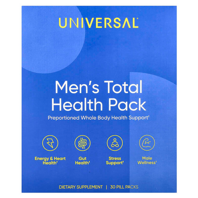 Universal, Men's Total Health Pack, 30 пакетиков (UNN-00178), фото