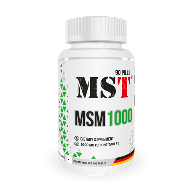 MST Nutrition, Метилсульфонілметан, MSM, 1000, 90 таблеток (MST-00350), фото