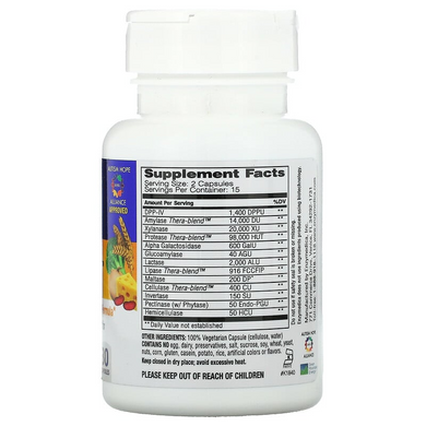 Enzymedica, Digest Spectrum, ферменти для травлення, 30 капсул (ENZ-29170), фото