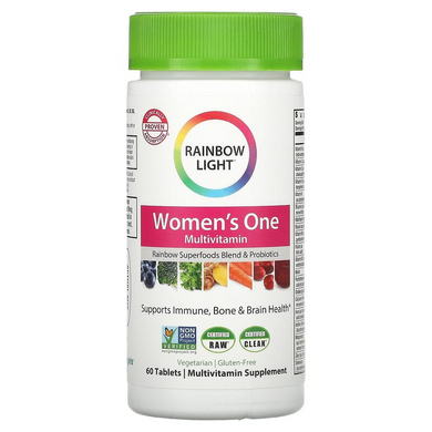 Rainbow Light, Women's One, мультивітаміни, 60 таблеток (RLT-21703), фото