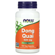 Дягель лікарський (Dong Quai), Now Foods, 520 мг, 100 капсул, (NOW-04655)