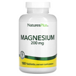 NaturesPlus, Магній, 200 мг, 180 таблеток (NAP-03360)