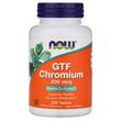 NOW Foods, GTF Chromium, 200 мкг, 250 таблеток (NOW-01432)