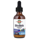 KAL, Ultra Biotin, Жидкий биотин, 10000 мкг, смесь ягод, 59 мл (CAL-23262), фото