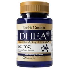 Earth's Creation, DHEA, 50 мг, 60 капсул (817458), фото