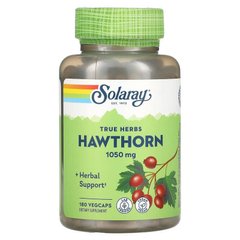 Боярышник, экстракт ягод, Hawthorn, Solaray, для веганов, 525 мг, 180 капсул (SOR-01341), фото