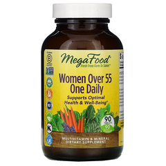 MegaFood, Women Over 55, мультивитамины для женщин старше 55 лет, для приема один раз в день, 90 таблеток (MGF-10353), фото