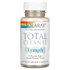 Solaray, Total Cleanse для лімфи, 60 вегетаріанських капсул (SOR-08333), фото