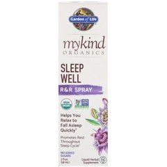 Garden of Life, MyKind Organics, Sleep Well, спрей для поліпшення якості сну, 58 мл (GOL-12321), фото