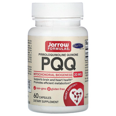 Jarrow Formulas, PQQ, піролохінолінхінон, 20 мг, 60 капсул (JRW-12034), фото