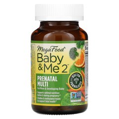 MegaFood, Baby & Me 2, вітаміни для вагітних, 60 таблеток (MGF-10314), фото