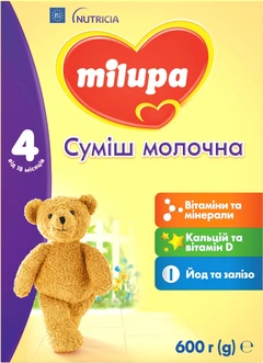 Суха молочна суміш Milupa 4, від 18 місяців - 600 г (2 &times; 300 г), фото