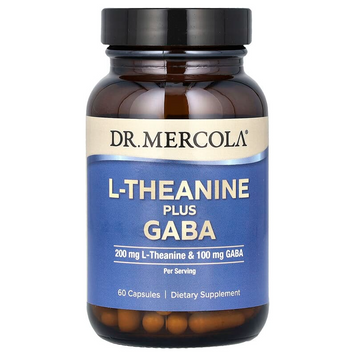 Dr. Mercola, L-теанин с ГАМК, 60 капсул (MCL-21350), фото