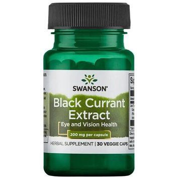 Swanson, Экстракт черной смородины, (Black Currant Extract), 200 мг, 30 капсул (SWV-14203), фото