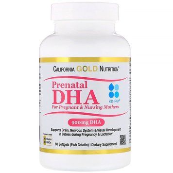 Рыбий жир для беременных и кормящих матерей, California Gold Nutrition, 900 мг, 60 мягких желатиновых капсул (CGN-01336), фото