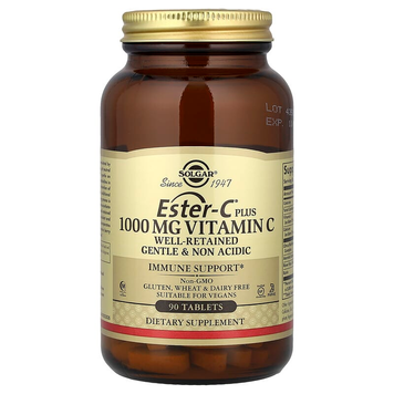 Витамин С 1000 мг Solgar Ester-C&reg; Plus - 90 таблеток, фото