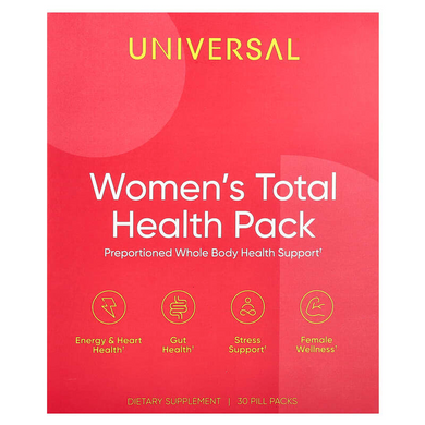 Universal, Women's Total Health Pack, 30 пакетиков (UNN-00179), фото