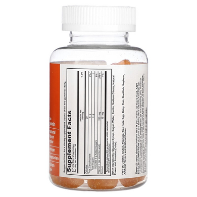 T-RQ, Жувальні мармеладки для дорослих, вітамін C, апельсин, 60 жувальних таблеток (QRT-00129), фото