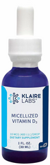 Вітамін Д3 (Micellized Vitamin D3), Klaire Labs, рідкий, 30 мл (KLL-01246), фото