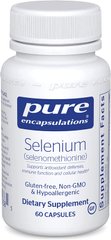 Pure Encapsulations, селенметіонін, 200 мкг, 60 капсул (PE-00238), фото
