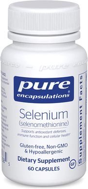 Pure Encapsulations, селенметіонін, 200 мкг, 60 капсул (PE-00238), фото