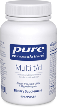 Мультивітамінний комплекс Pure Encapsulations Multi T/D - 60 капсул, фото