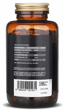 Омега-3, Value, Grassberg, 1000 мг, 120 капсул (GSB-091931), фото