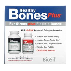 BioSil by Natural Factors, Healthy Bones Plus, програма із двох частин (NFS-39141), фото