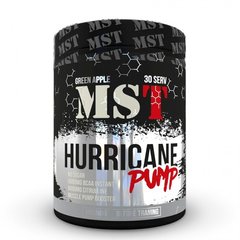 MST Nutrition, Передтренувальний комплекс, Hurricane Pump, зелене яблуко, 300 г (MST-37127), фото