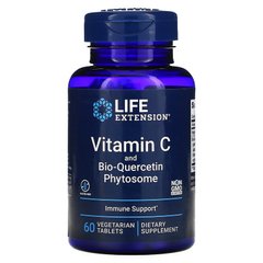 Life Extension, Вітамін C з фітосомами біокверцетину, 60 вегетаріанських таблеток (LEX-22286), фото
