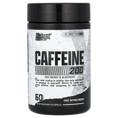 Nutrex Research, Caffeine 200, 60 капсул (NRX-02914), фото