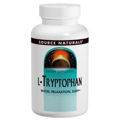 L-Триптофан, Source Naturals, 500 мг, 30 таблеток (SNS-01978), фото