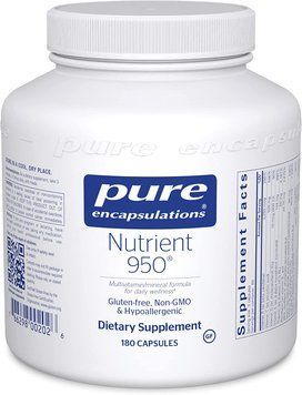 Мультивитамины / минералы, Nutrient 950, Pure Encapsulations, 180 капсул (PE-00202), фото