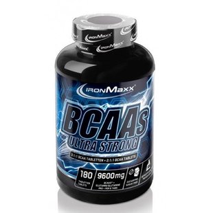 IronMaxx, BCAAs Ultra Strong 2: 1: 1, 180 таблеток (815106), фото