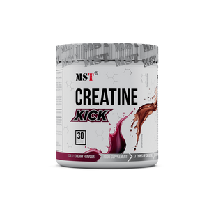 MST Nutrition, Креатин, Creatine Kick 7 in 1, (7 креатинів в 1), кола + вишня, 300 г (MST-16485), фото