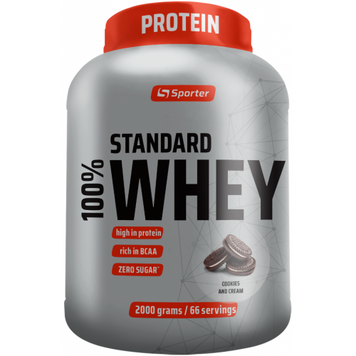 Sporter, 100% Standart Whey, печенье с кремом, 2000 г (SPO-72422), фото