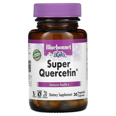 Bluebonnet Nutrition, Super Quercetin, 30 растительных капсул (BLB-00550), фото